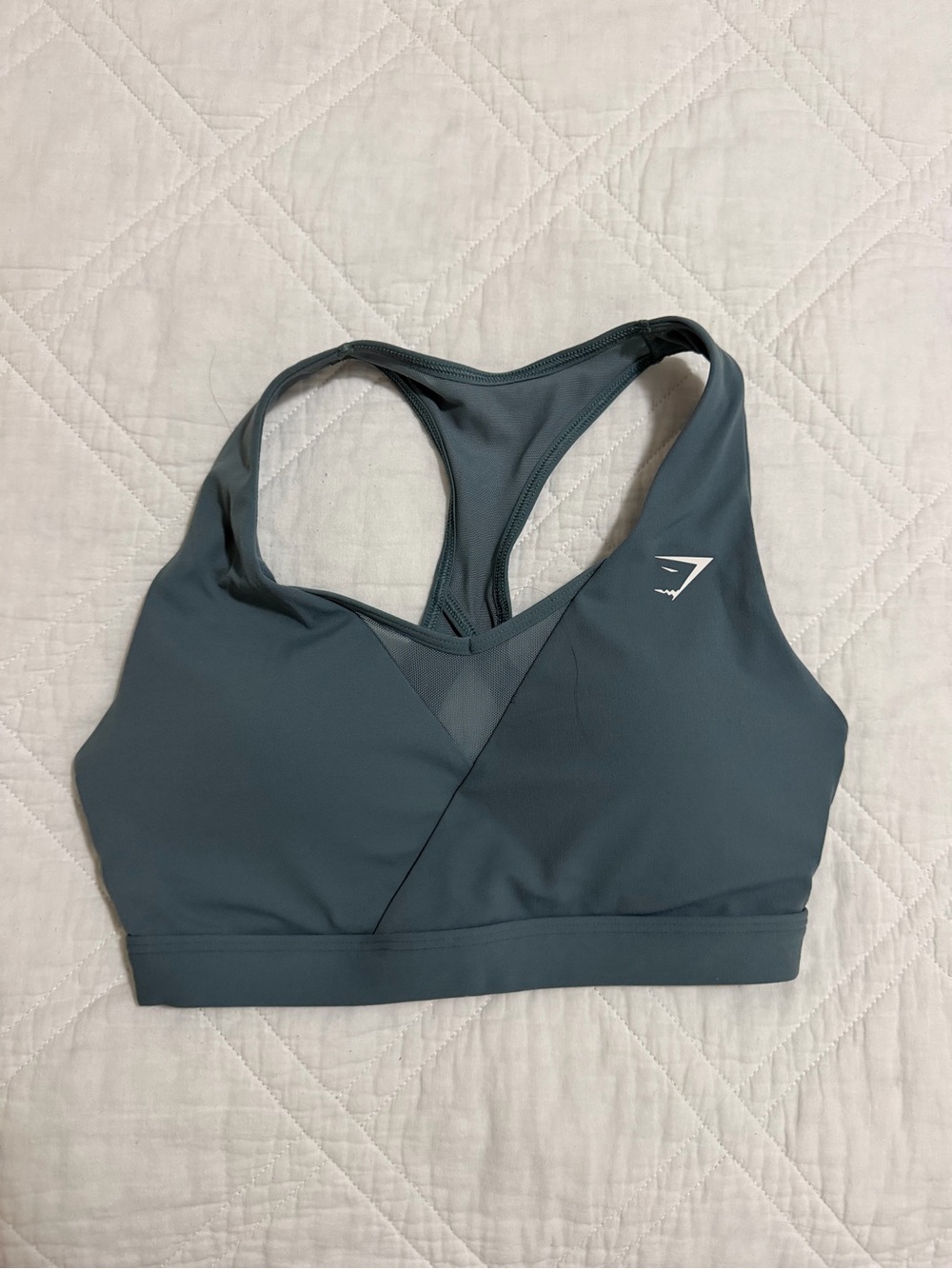 Gymshark Slate Blue Racerback Sports Bra